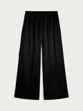 LOUIS bukse fra By Malene Birger i fargen sort, laget i sateng.