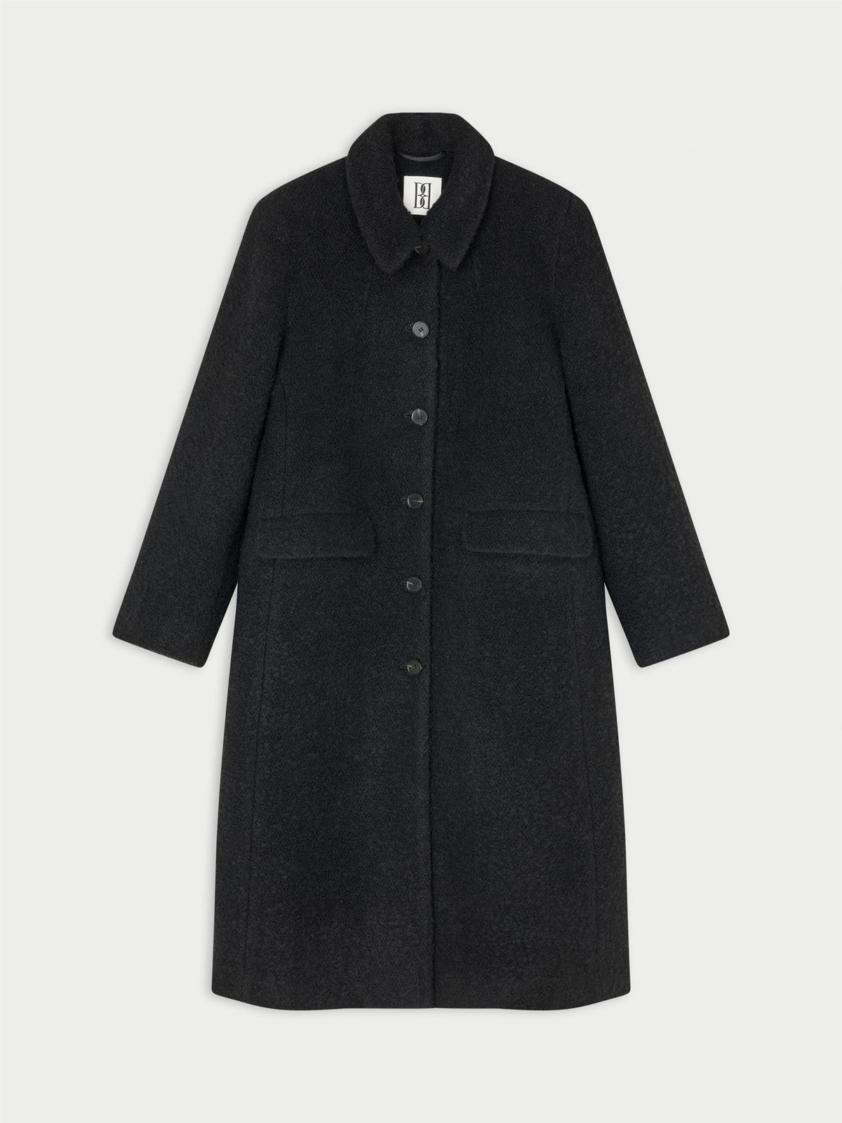 MADERA kåpe fra By Malene Birger i fargen sort, laget i 85% ull og 15% polyester.