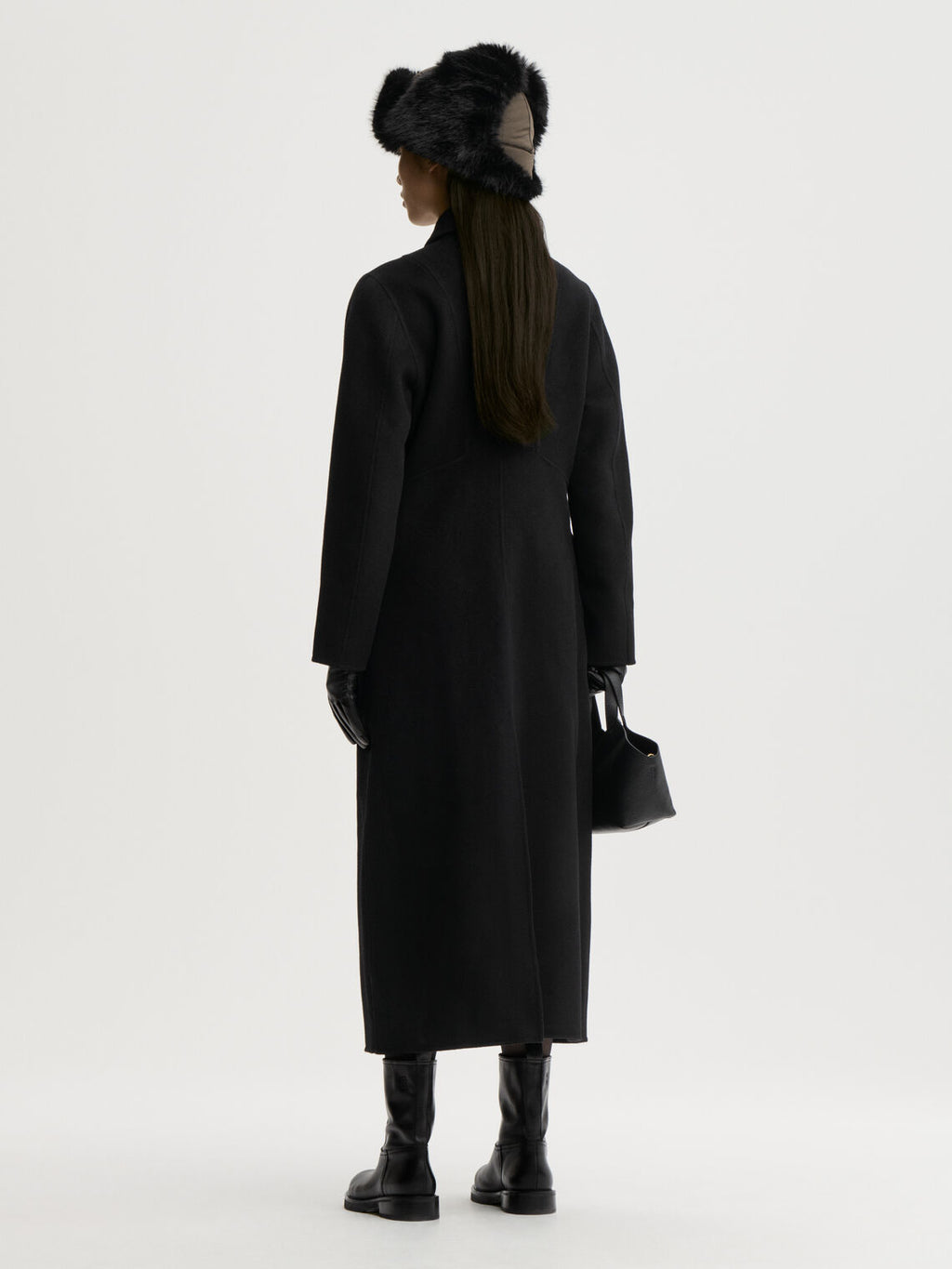 MAGDALENA kåpe fra By Malene Birger i fargen sort, laget i 100% ull.