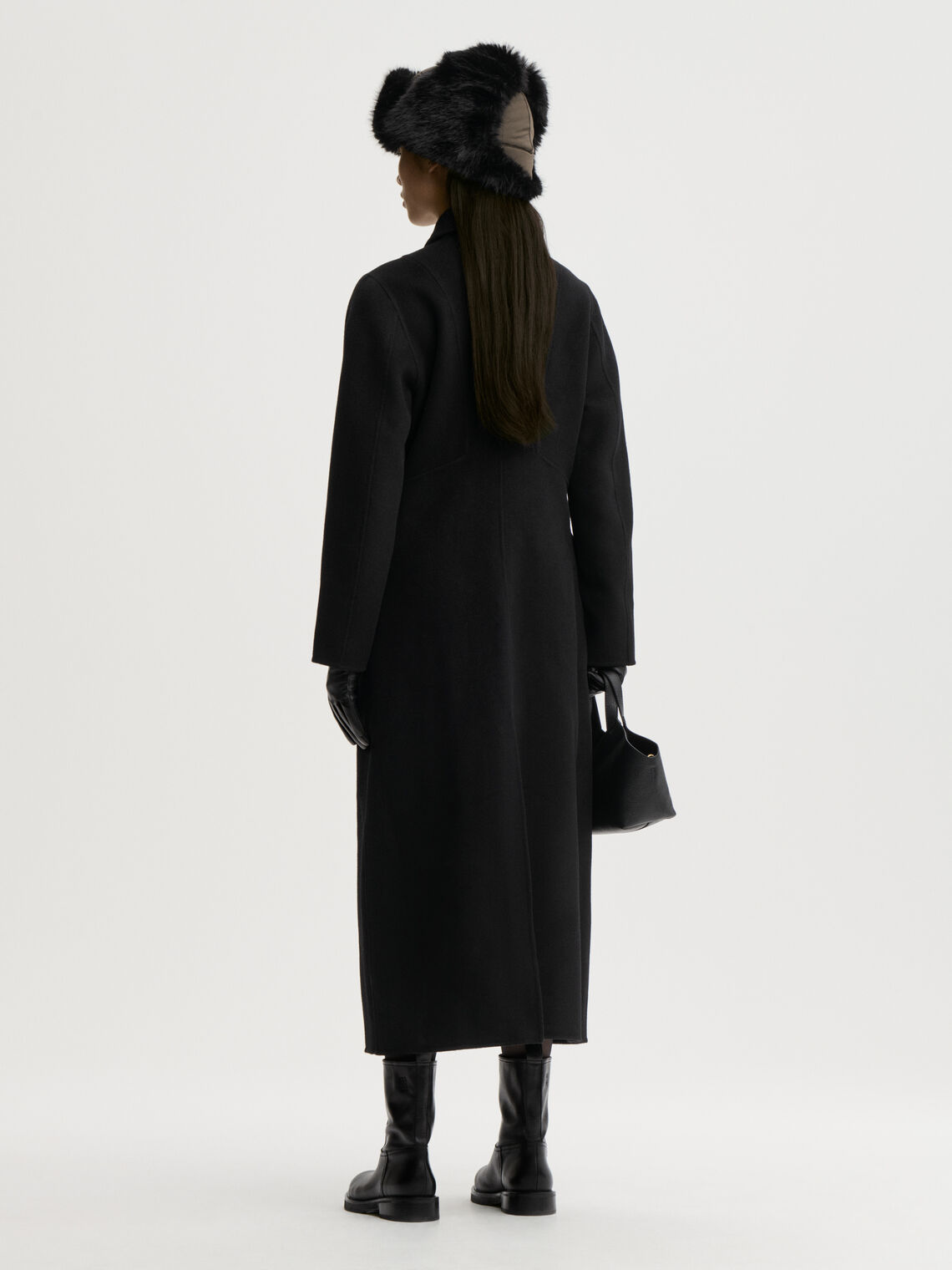 MAGDALENA kåpe fra By Malene Birger i fargen sort, laget i 100% ull.