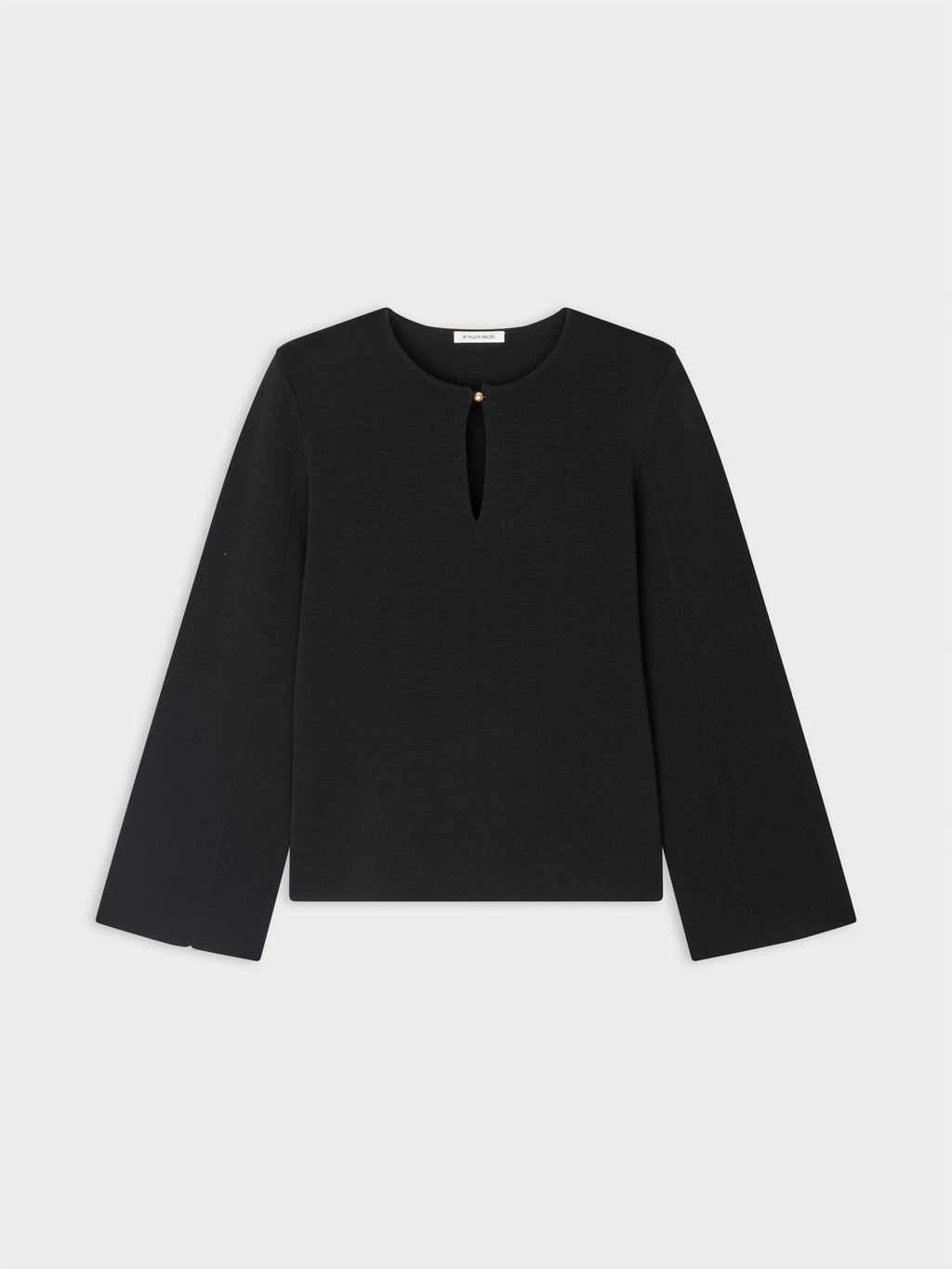 OPALE strikket bluse fra By Malene Birger i fargen sort.