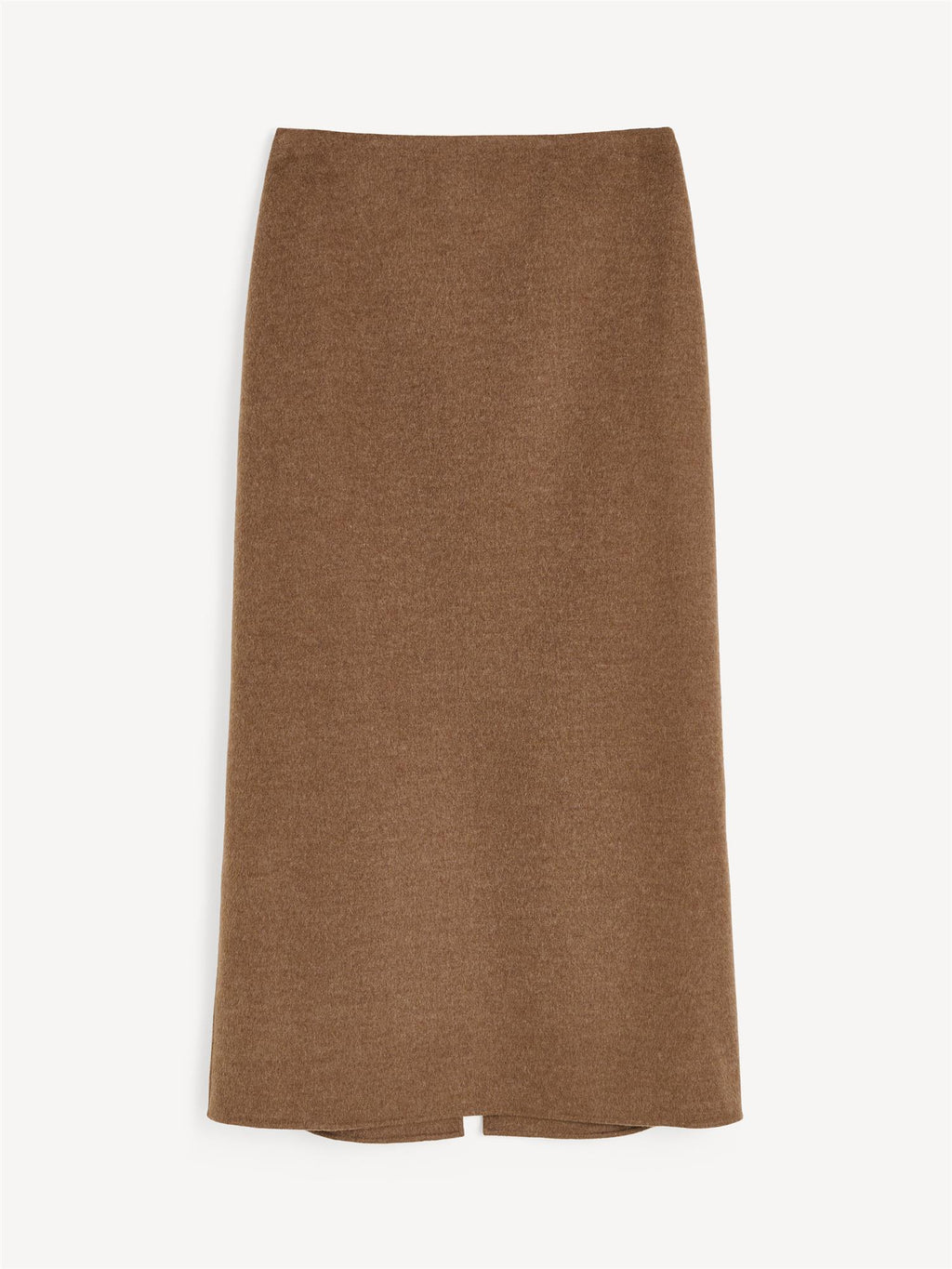 By Malene Birger Palomie skjørt i brun, med en nett passform og splitt bak, laget av 100% ull.
