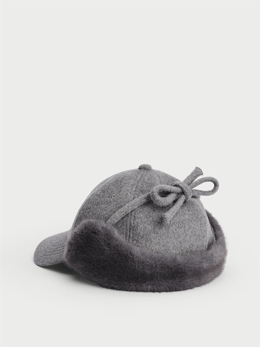 TANNA caps fra By Malene Birger i fargen grå, laget i ull og polyester.
