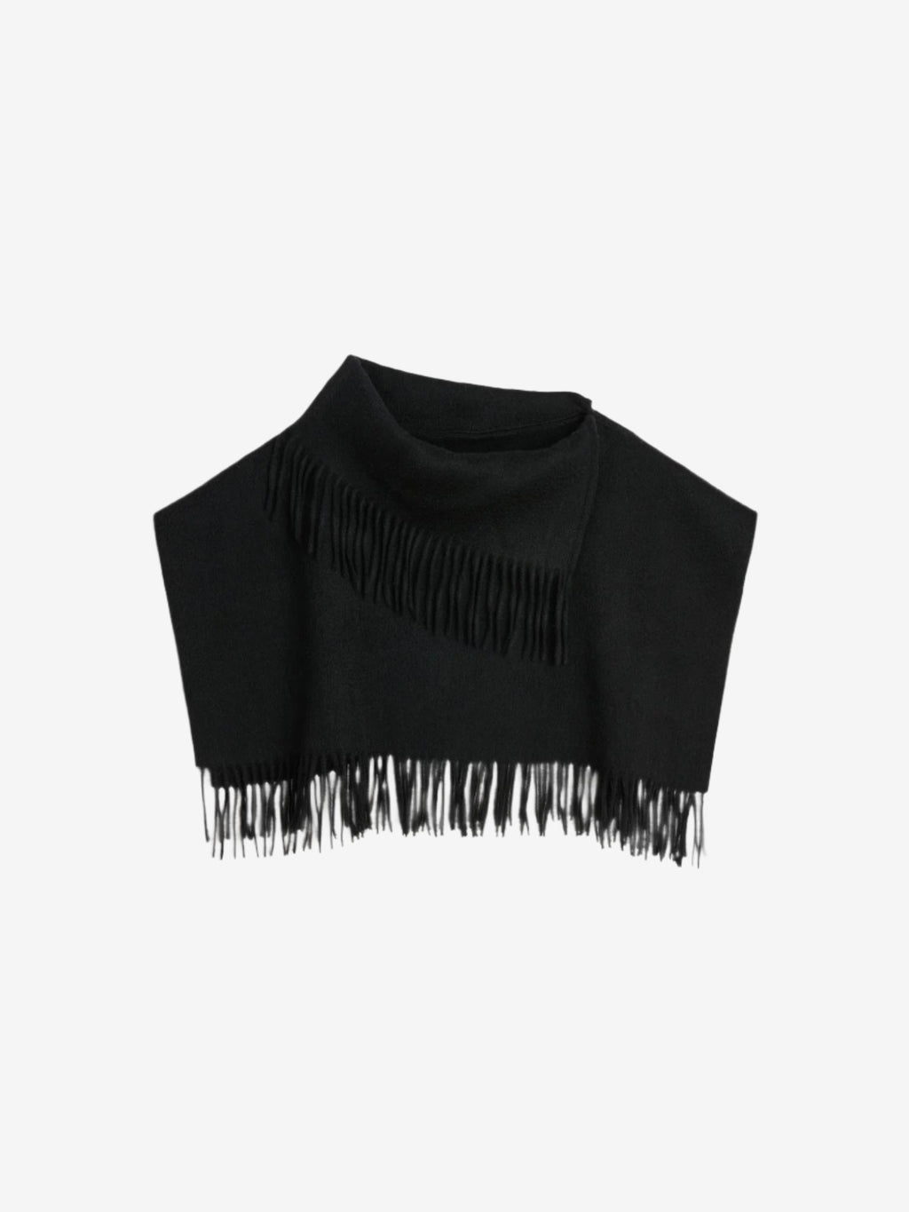 By Malene Birger Turtla hals i sort, myk ull med BB monogram-broderi.