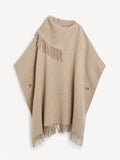 turtlo, poncho, ull, beige, by malene birger