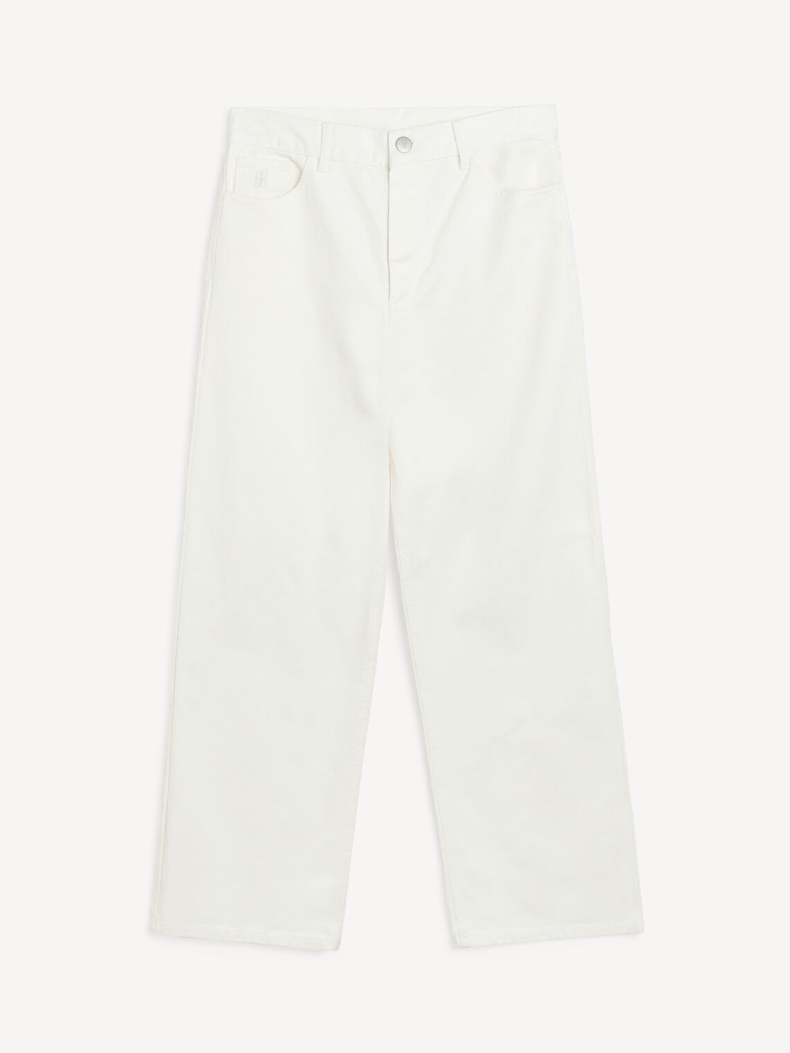 By Malene Birger Vinola jeans i hvit, laget av 100% organisk bomull med en løs passform.