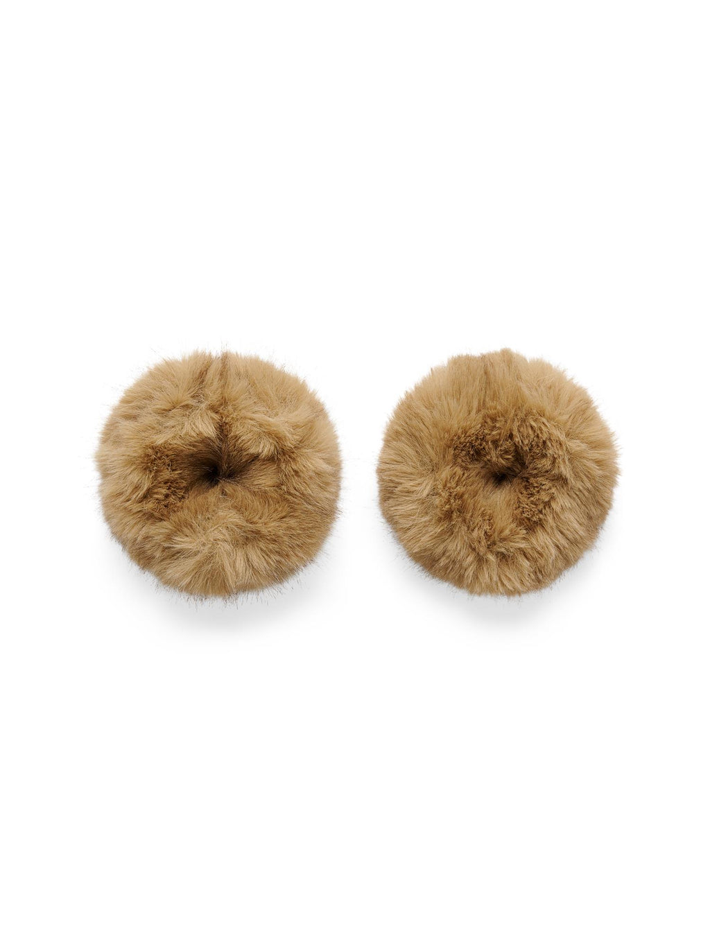 By Malene Birger Elbie mansjetter i brun, laget av 100% polyester med faux fur-struktur.
