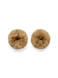 By Malene Birger Elbie mansjetter i brun, laget av 100% polyester med faux fur-struktur.