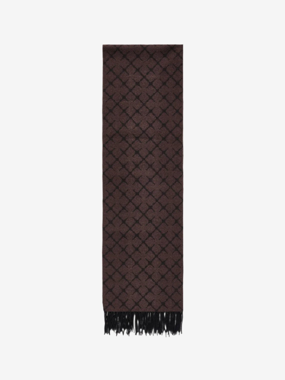 By Malene Birger ORTEGA stort skjerf i mørkebrun ull og kasjmir. Myk og varm tekstur med klassisk ensfarget design.