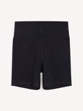 By Malene Birger SIOLA treningsshorts i sort resirkulert polyamid og elastane, slim-fit passform med monogram-print og elastisk linning.