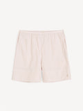 By Malene Birger SIONA shorts i beige 100% organisk bomull med elastisk linning og lommer i siden. Normal passform, lett sommerkvali­tet.