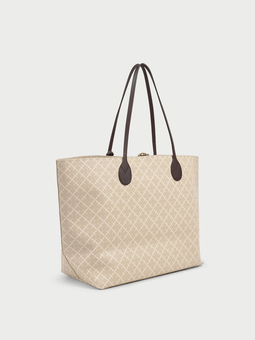ABIGAIL Veske med oppdaterte detaljer Beige