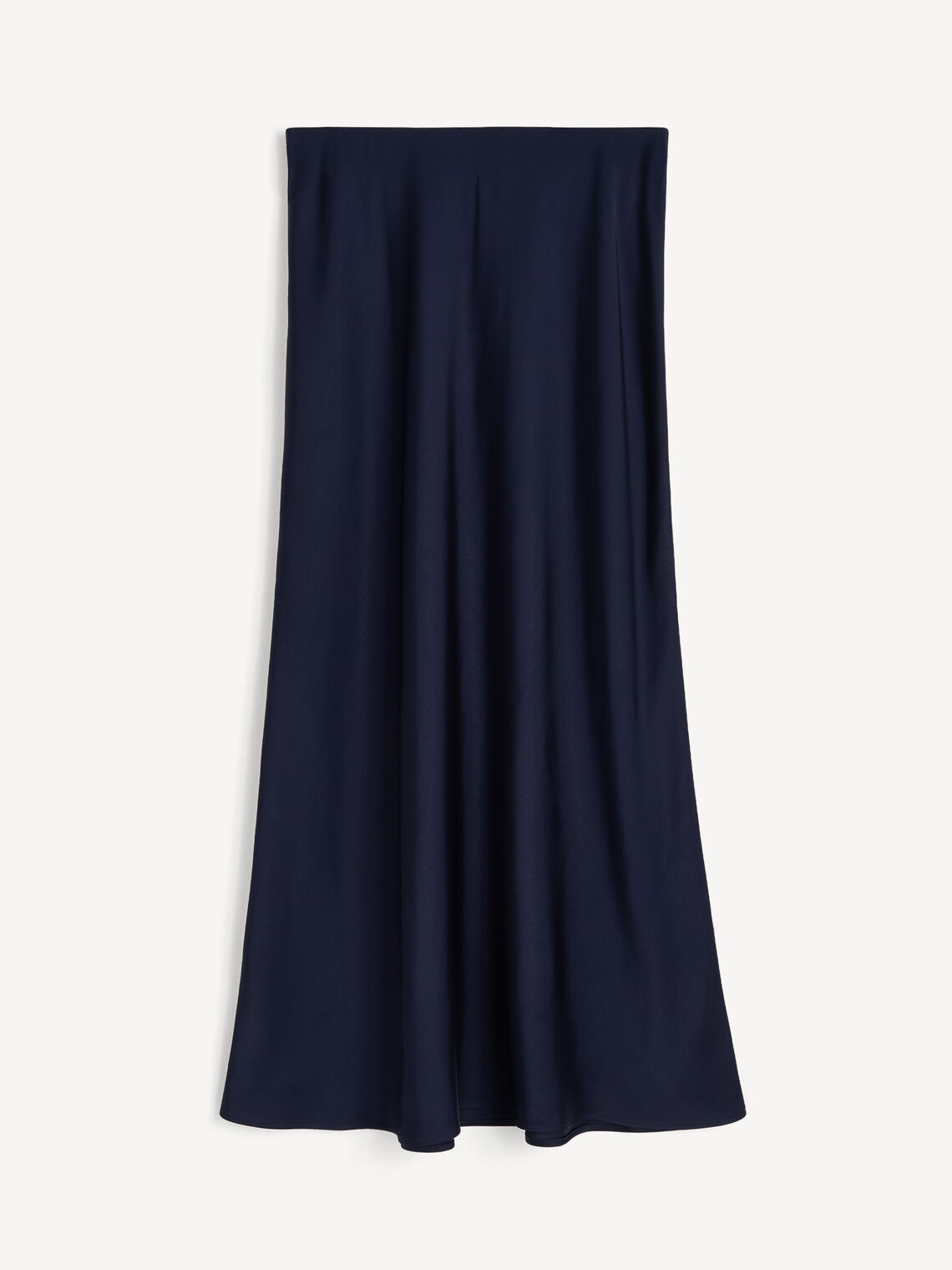 BOSHAN Satengskjørt Mørkeblå